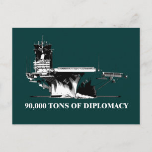90,000 tons of diplomacy postcard