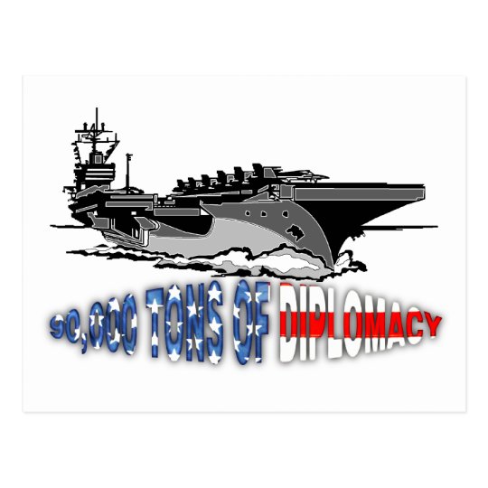 90,000 tons of diplomacy postcard