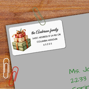 90 Cute Wrapped Packages Return Address Label