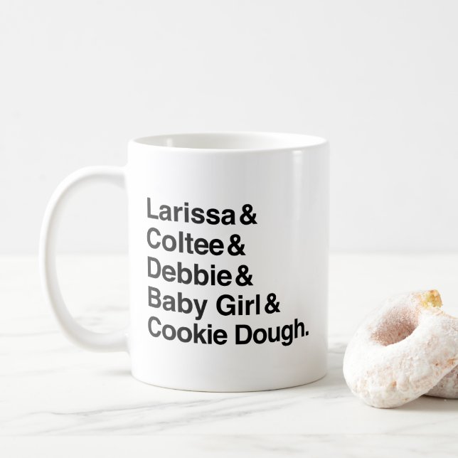 90 Day Fiance Larissa & Coltee Ampersand Coffee Mug (With Donut)