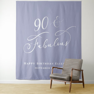 90 Fabulous Lavender Purple Birthday Party Tapestry