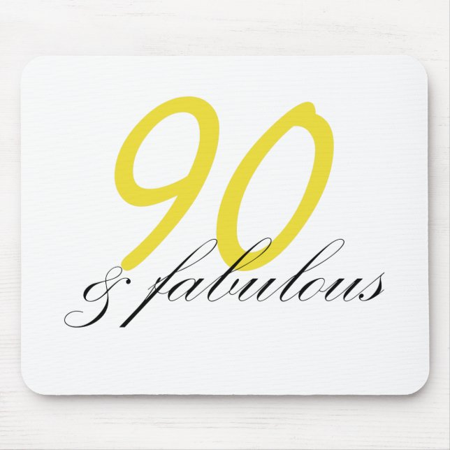 90 & Fabulous Mouse Mat (Front)