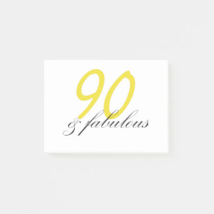 90 & Fabulous Post-it Notes