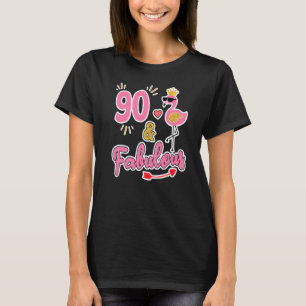 90 & Fabulous Since 1932 90th Birthday 90 Years Ol T-Shirt