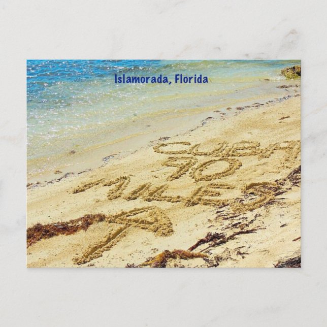 90 miles to Cuba Islamorada Florida Keys Postcard (Front)