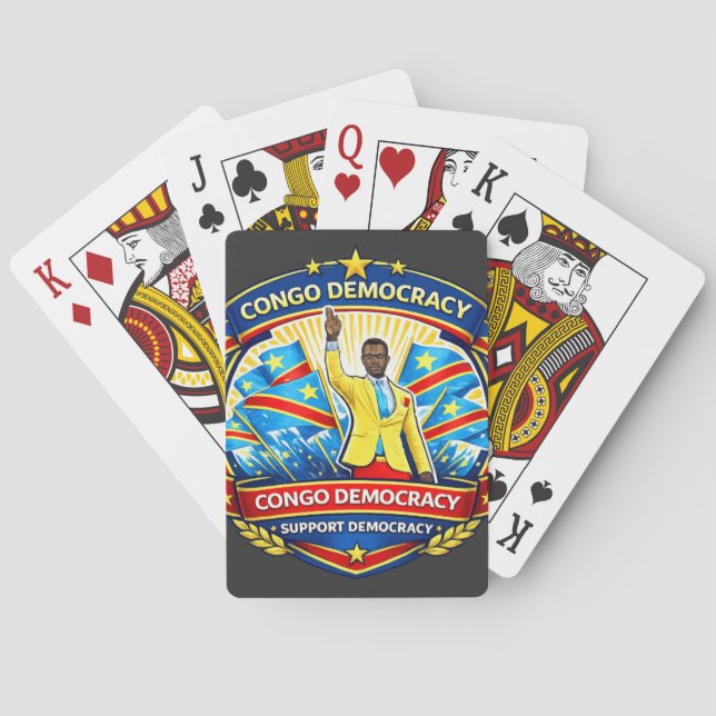 90 Minutes Without Moving – The Legendary Congo Fa Playing Cards (Back)