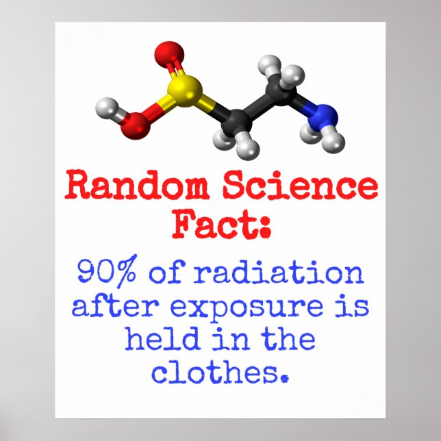 90 Percent Of Radiation - Science Fact Poster (Front)