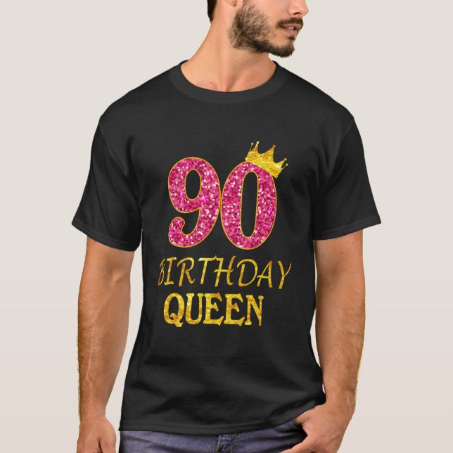 90 Queen 90Th K T-Shirt (Front)