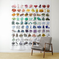 90 Rainbow Rocks Crystal Collection Wall Hanging