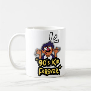 90’s Kid Forever – Nostalgia Cartoon Edition Coffee Mug