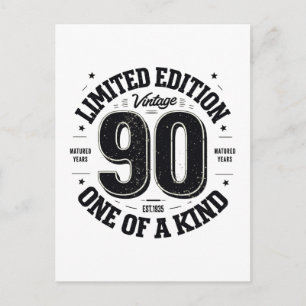 90 Year Old Gifts Vintage 1935 Limited Edition Holiday Postcard