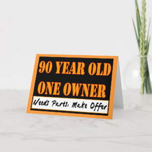 90 Year Old, One Owner - Needs Parts, Make Offer Card