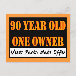 90 Year Old, One Owner - Needs Parts, Make Offer Postcard
