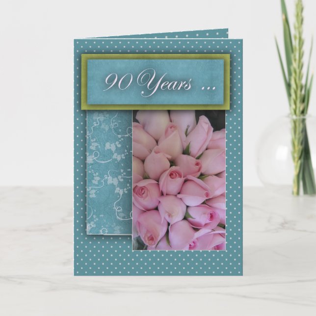 90 years and counting ... card (Front)