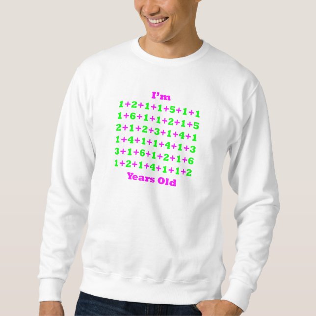 90 Years Old Magenta Gr Sweatshirt (Front)