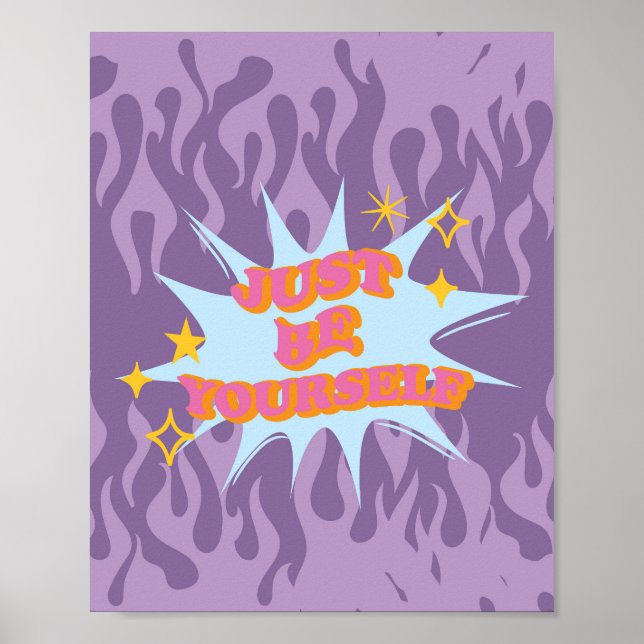 90s Aesthetic Quote Poster (Front)
