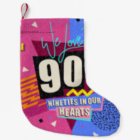 90s and 80s poster. We Love The 90's. Retro style