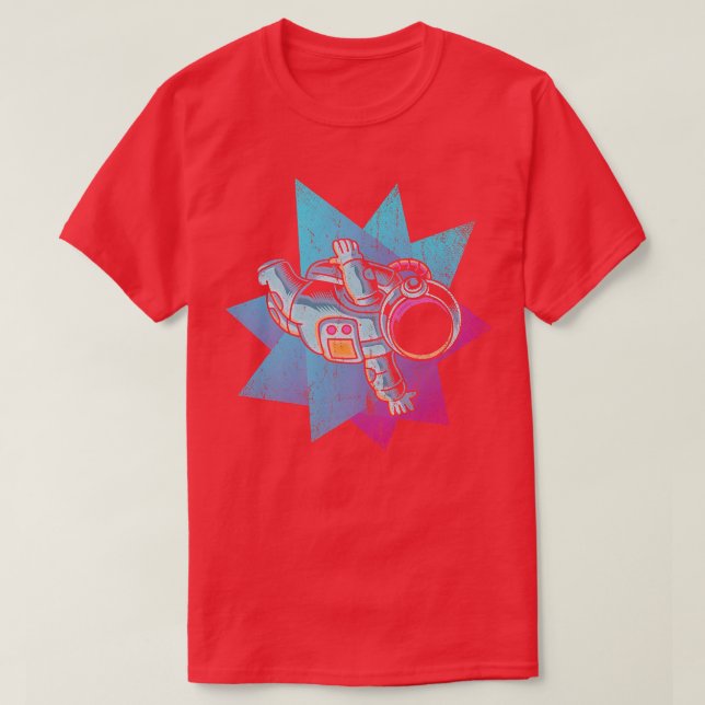 90s Art Aesthetics Outer Space Synthwave Vaporwave T-Shirt (Design Front)