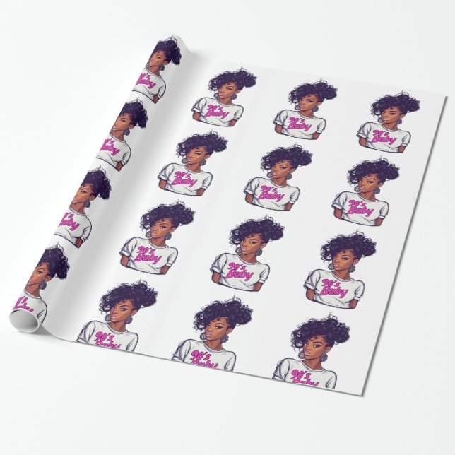 90's Bash Wrapping Paper (Unrolled)