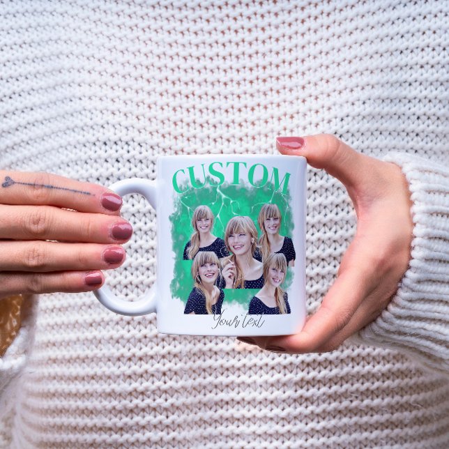 90's bootleg rap tee custom photo coffee mug (Creator Uploaded)