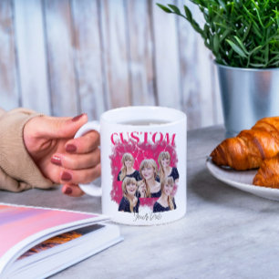 90's bootleg rap tee custom photo coffee mug