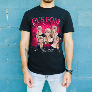 90's bootleg rap tee custom photo T-Shirt