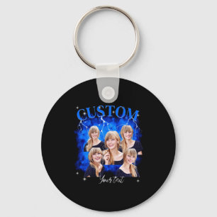 90s Bootleg Rap Tee Photo Key Ring