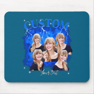 90s Bootleg Rap Tee Photo Mouse Mat