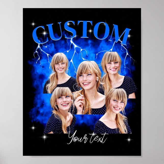 90s Bootleg Rap Tee Photo  Poster (Front)