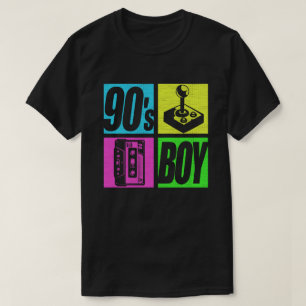 90s Boy 1990s Fashion 90 Theme Party Nineties  T-Shirt