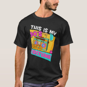 90s Disco Costume 1990s Music Retro Nineties T-Shirt
