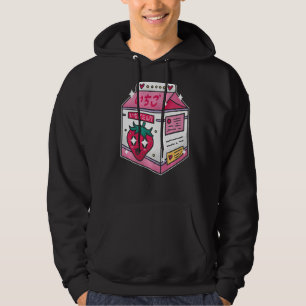 90s Egirl Eboy Milk Shake Carton Cute Japanese Str Hoodie