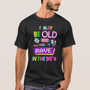 90s For Women Rave Outfit & 90s Festival Costume   T-Shirt