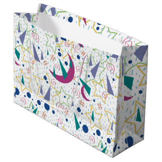 90s Galaxy Arcade- White Large Gift Bag