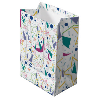 90s Galaxy Arcade- White Medium Gift Bag