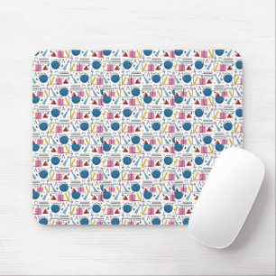 90s Geometric shapes Mouse Mat
