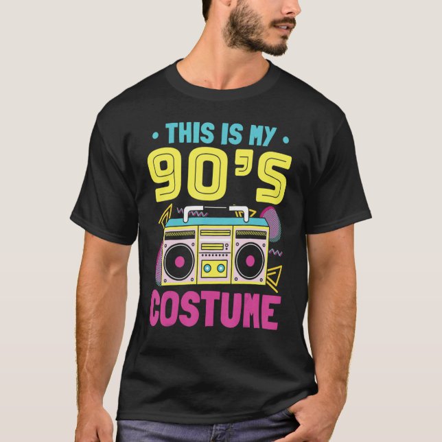 90s Girl 90s Costumes 90's Costume This Is My 90's T-Shirt (Front)