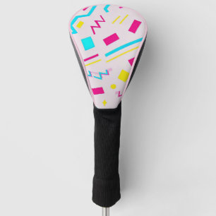 90's Hand Drawn Doodle Golf Head Cover