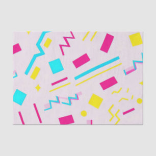 90's Hand Drawn Doodle Tissue Paper