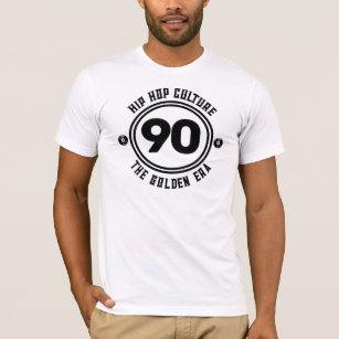 90'S HIP HOP CULTURE DOUBLE CIRCLE T-Shirt