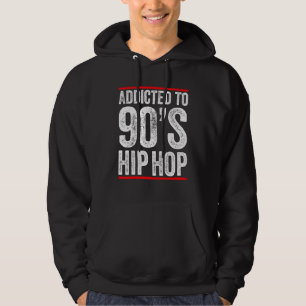 90s Hip Hop Gangster Rap Clothing Old School Ret Hoodie