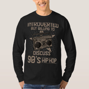 90s Hip Hop Gangster Rap Clothing Old School Ret T-Shirt