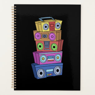 90s Hip Hop Gifts Ghettoblaster Classic Hip Hop Planner