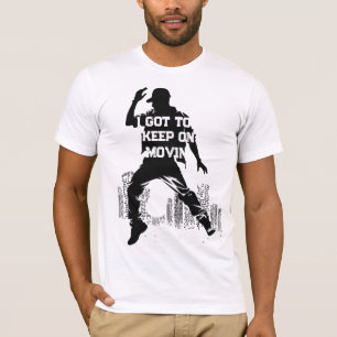 90'S HIP HOP KEEP ON MOVIN RAPPER GRAPHIC T-Shirt