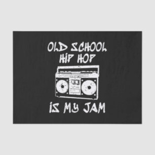 90s Hip Hop Old School Boombox Music Lover Tissue Paper