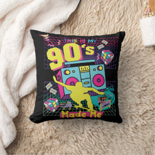 90's Hip Hop Vibes Retro Made Me Cushion