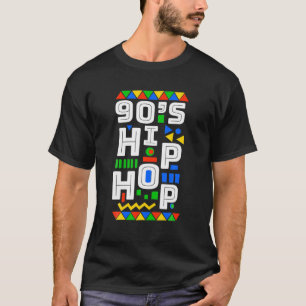 90'S Hip Hop Vibes Retro Pattern T-Shirt