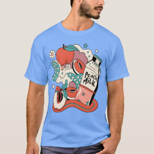 90s Japanese Aesthetic Peach Milk girl T-Shirt