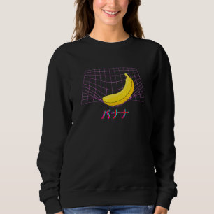 90s Japanese Vaporwave Aesthetic Banana Sweatshirt