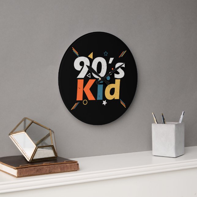90s Kid Large Clock (Office)